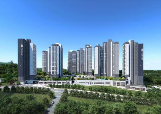 더샵속초프라임뷰 메인 정면 투시도